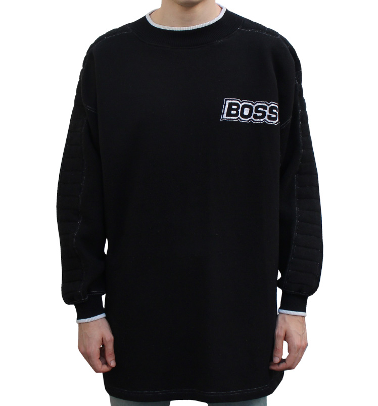 Vintage Boss By Ig Design Black / White Sweatshirt (Size XXL) — Roots